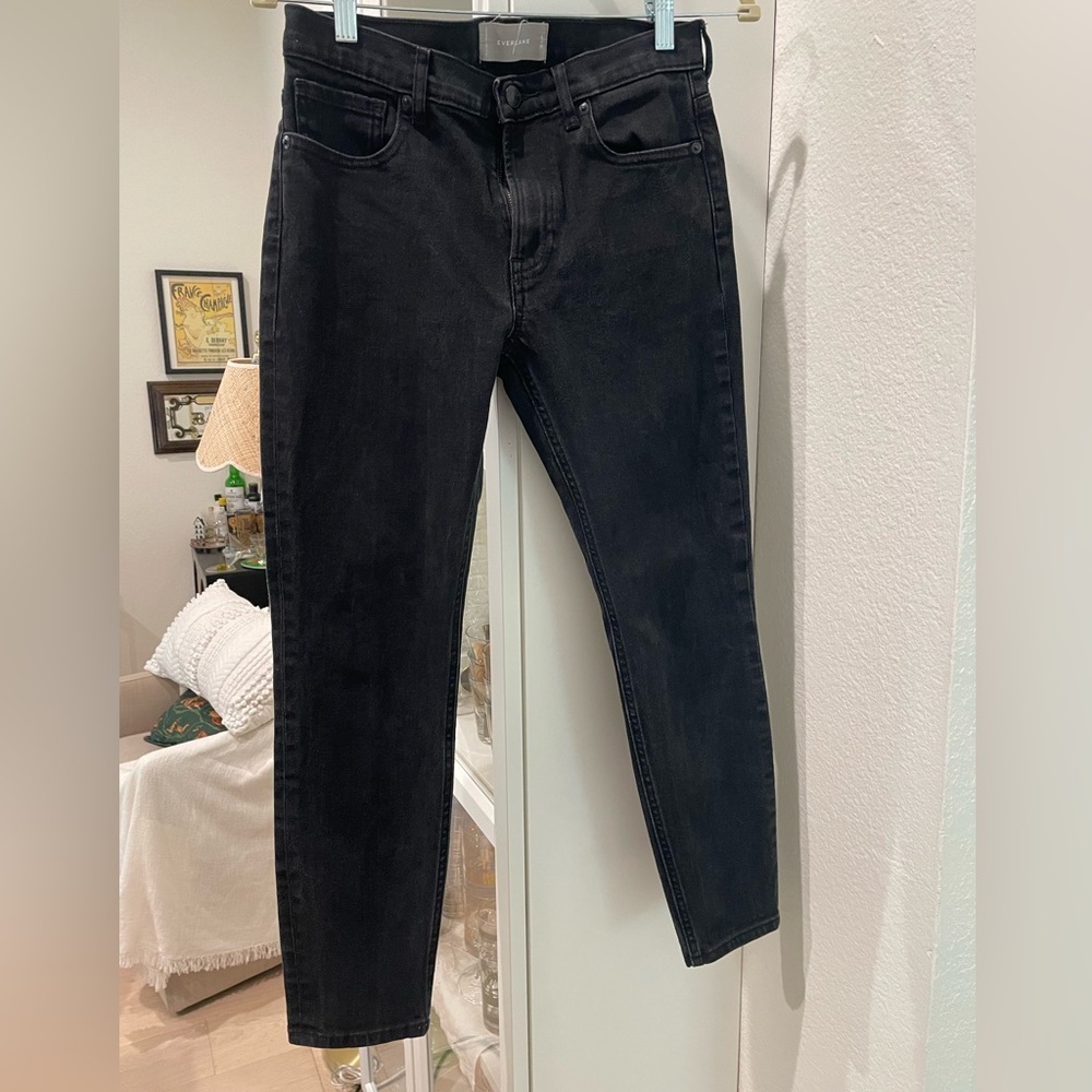 Everlane Black Ankle Jeans pants Size 28 Denim